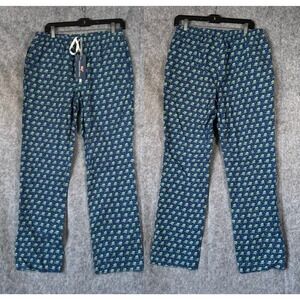 Vineyard Vines Sleep Lounge‎ Pajamas PJ Pants Christmas Mens Small Woody Trees